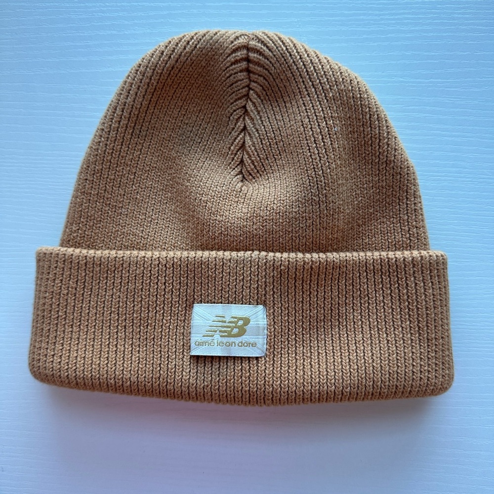 Aime Leon Dore Camel Knit Beanie